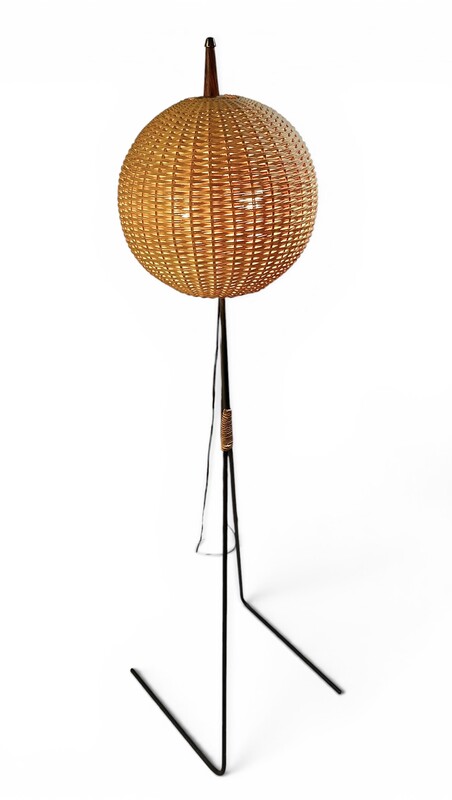 L 665 FL Kalmar floorlamp, 1950’s