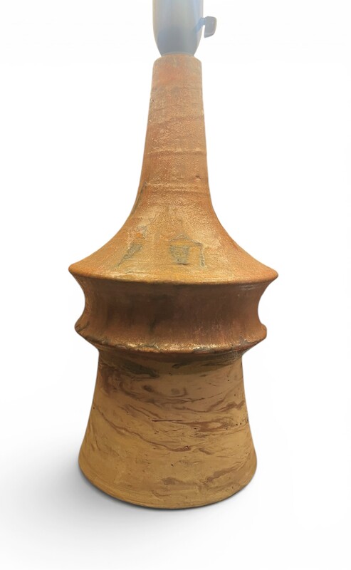 L 666 JD/RC ceramic lamp by Børge Wernonch, Denmark