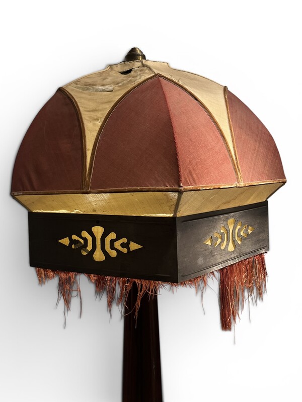 L 677 OB art deco floor lamp, Amsterdam School, original conditions, circa 1920