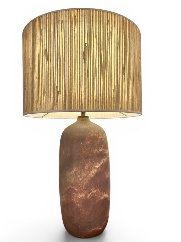 L 683 OB Brown ceramic table lamp, 1960’s