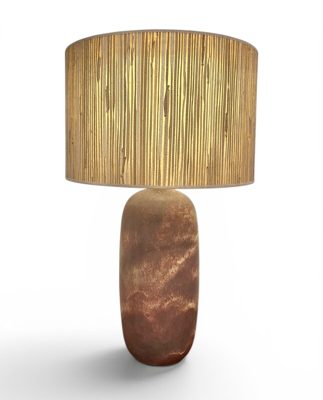 L 683 OB Brown ceramic table lamp, 1960’s