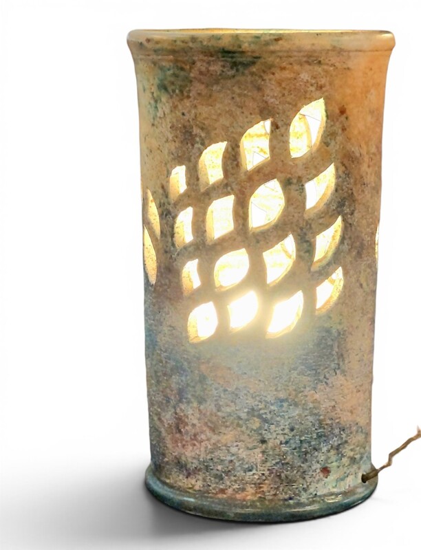 L 684 JC Ceramic table lamp signed by Bernard Buffat, 1970s 