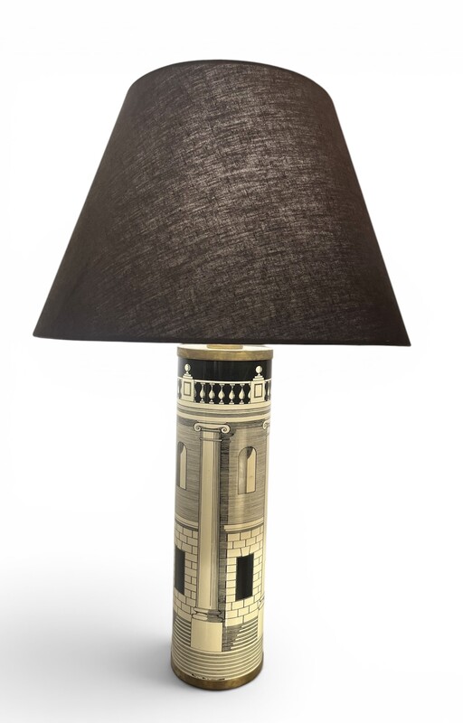 L 689 AG architectural decor table lamp by Fornasetti 