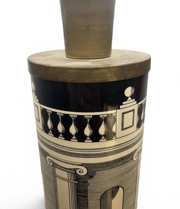 L 689 AG architectural decor table lamp by Fornasetti 