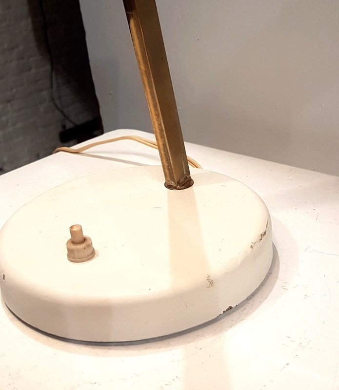 L 696 JC French desk lamp attrib Lunel 1950s