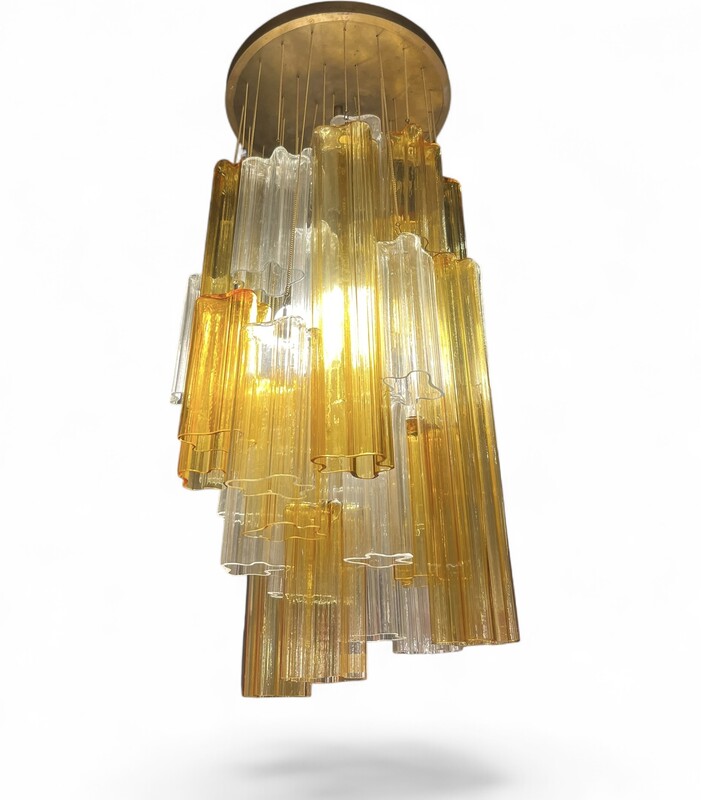 L 702 FL Murano glass chandelier, model Lago