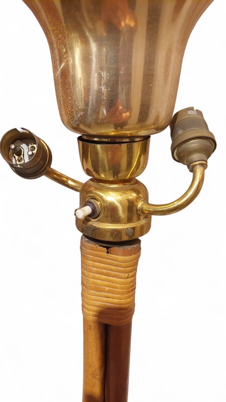 L 704 JC Bamboo florlamp Italy 1950s