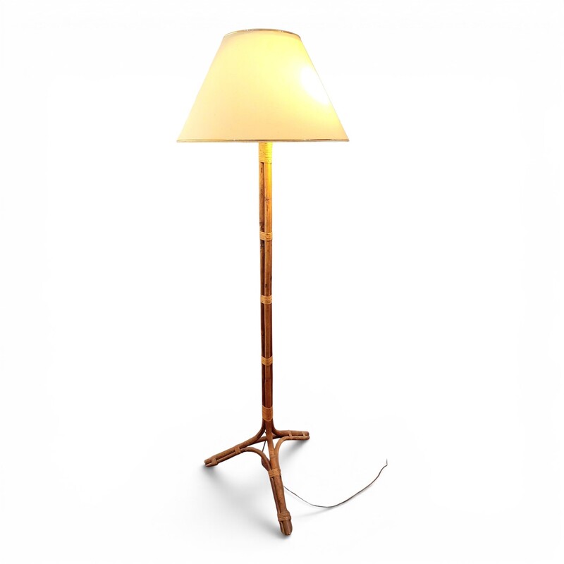 L 704 JC Bamboo florlamp Italy 1950s