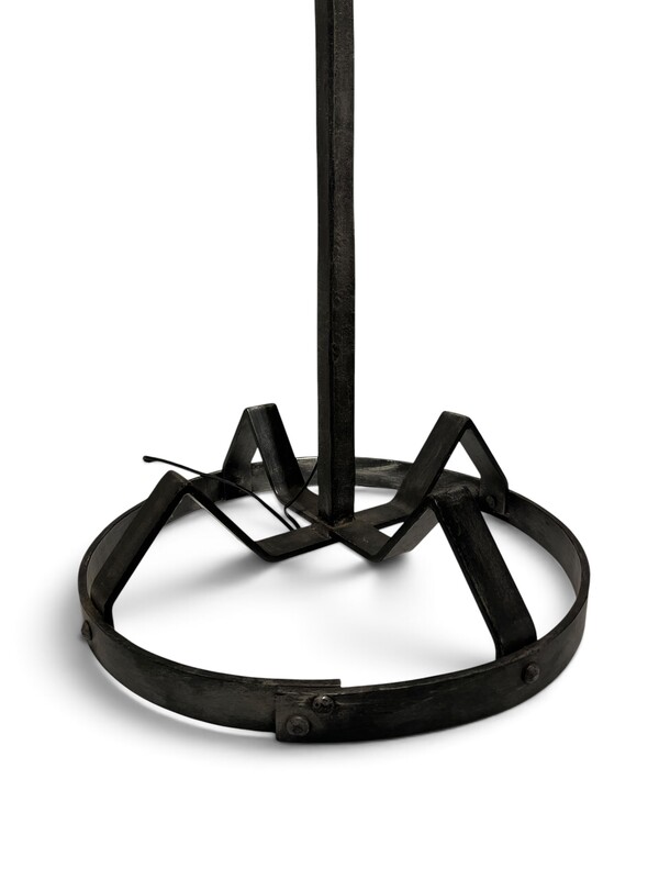 L 709 OB wrought iron floor lamp, France 1960’s