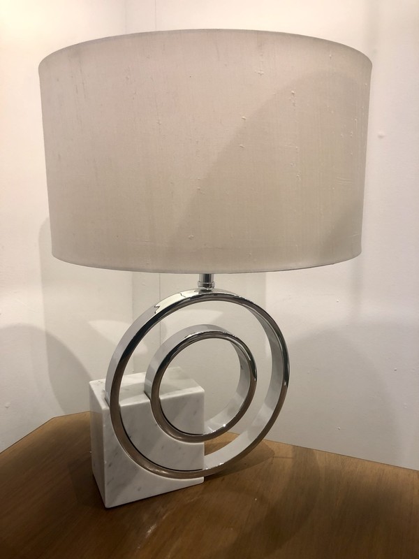 L 720 APO Miami Style marble table lamp, USA, 1980’s