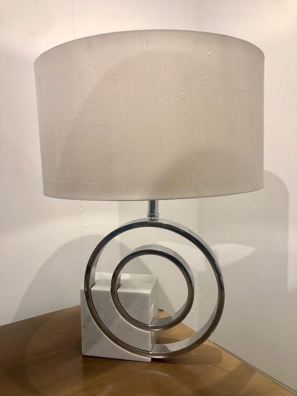 L 720 APO Miami Style marble table lamp, USA, 1980’s