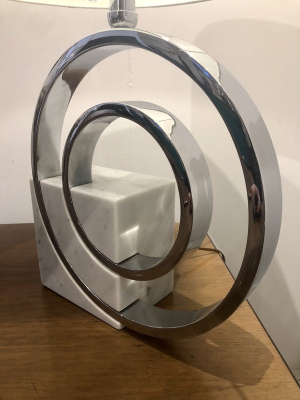 L 720 APO Miami Style marble table lamp, USA, 1980’s