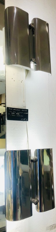 L 765 AG pair of Kalmar wall lamps, 1980’s