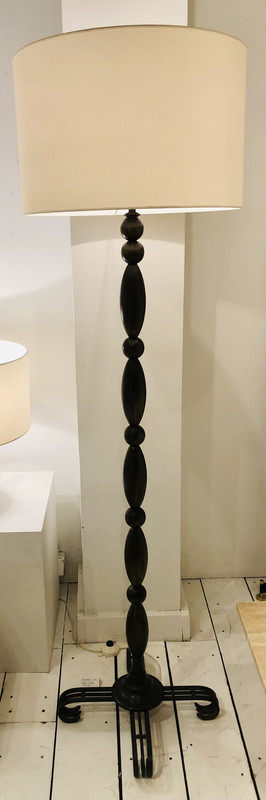 L 769 OB French Floor Lamp in bronze, 1940’s