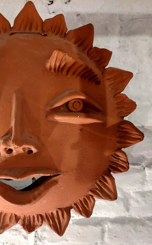 M 049 JC Terracota wall sculpture Vallauris 1960 Attrib to Jean Marais