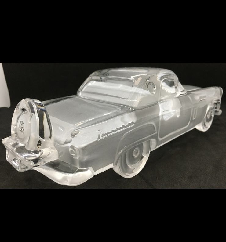 M 084 AG 1/12 1957 Ford Thunderbird crystal model, Hofbauer of Germany, 1990’s