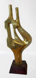 M 086 APO brass Brutalist sculpture, 1970’s