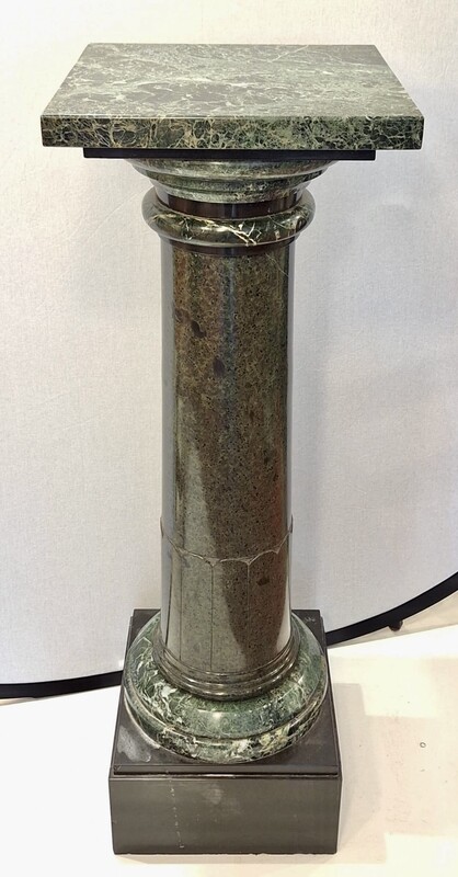 M 094 AG black and green marble column