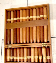 M 100 AG Cigar shaped wood samples set