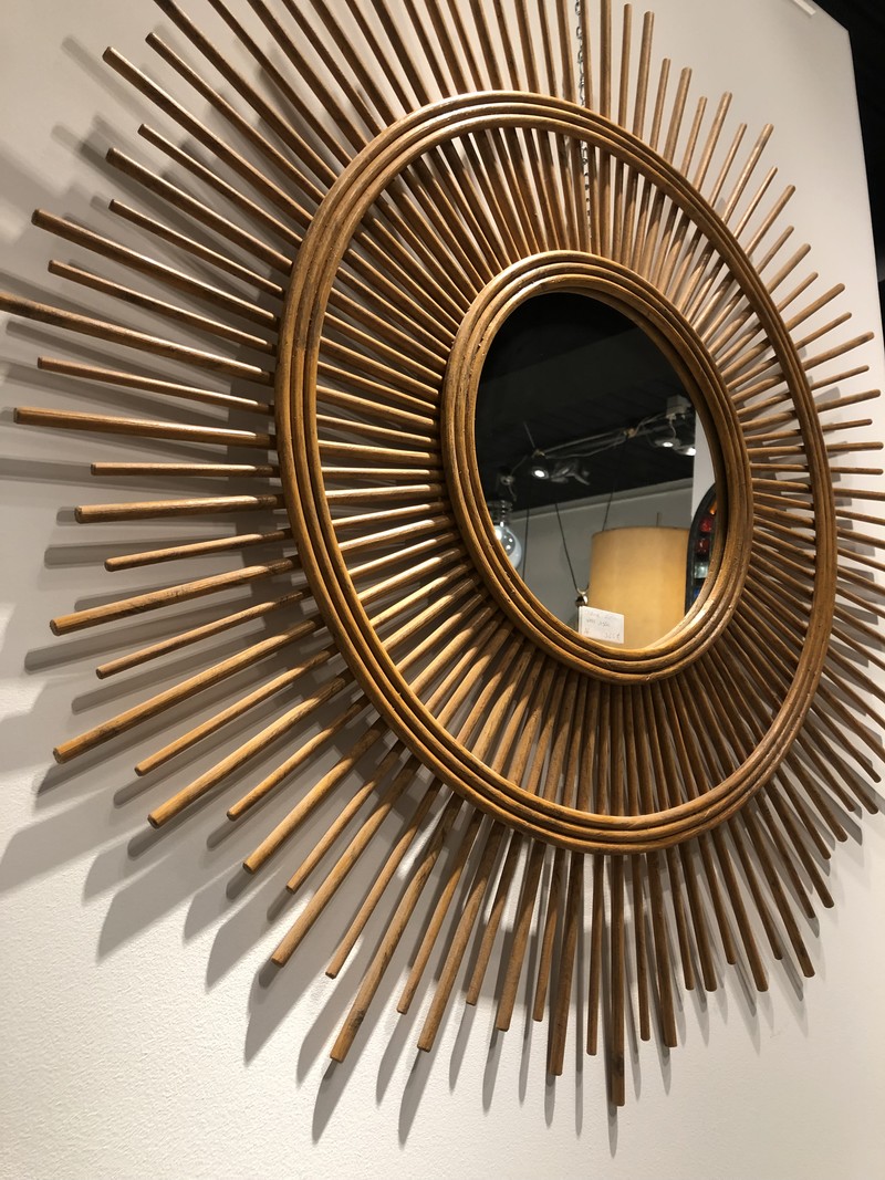 M 120 AG Rottan Mirror, circa 1960