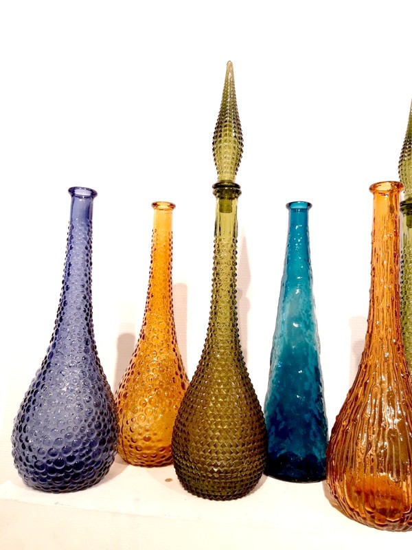 M 132 JFC Set of decoratives bottles Italy 1970