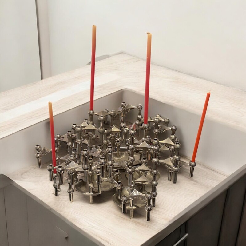 M 150 AG large set of Nagels candel holder, model S22, more  than 250 pieces