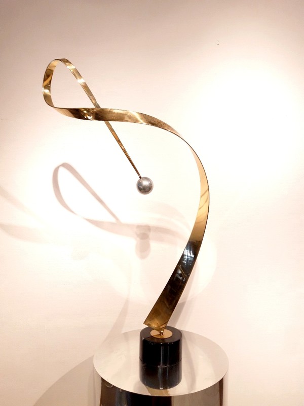 M 150 Apo Cinetic sculpture by Curtis Jere USA 1980