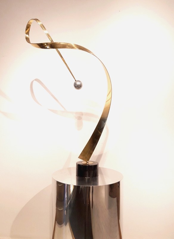 M 150 Apo Cinetic sculpture by Curtis Jere USA 1980