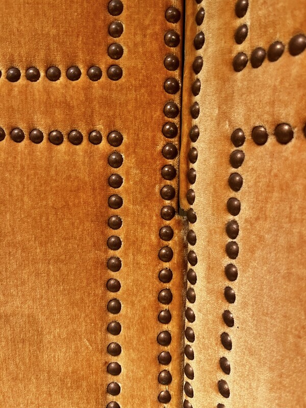 M 161 RP velvet orange room divider 