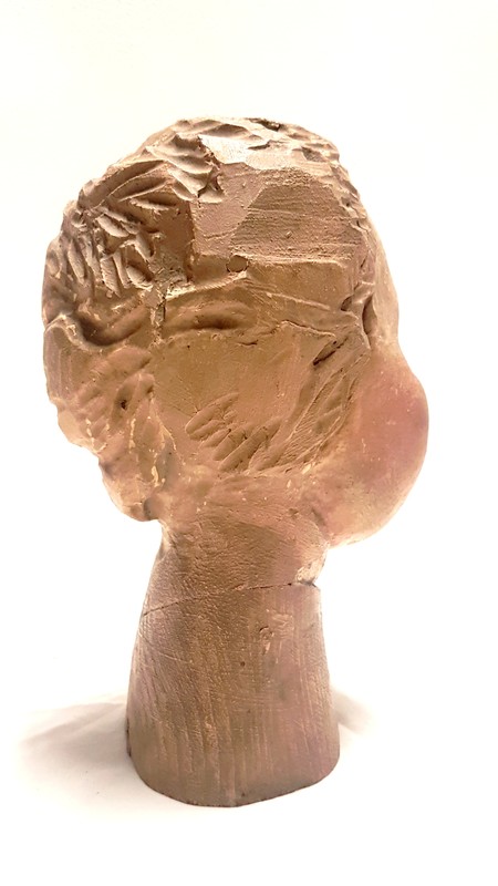 M 195 AG Processional statue's head. End 18th C.