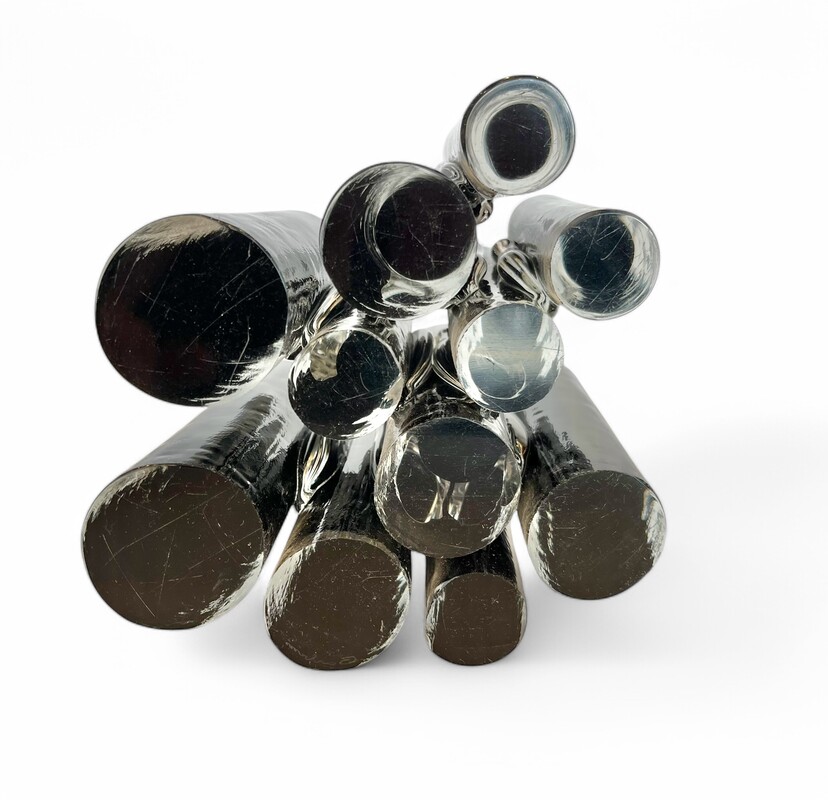 M 307 APO tubular glass vase by Barbini 