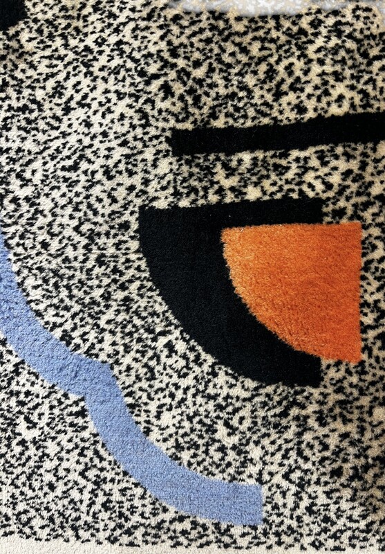 M 320 PL Memphis style carpet by Sam Laïk, 1980’s