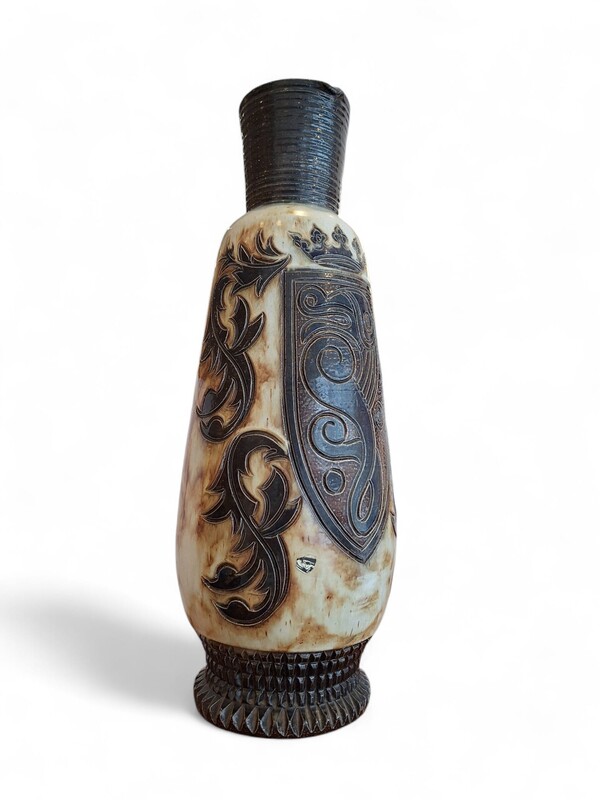 M 333 APO Large ceramic vase signed Guérin