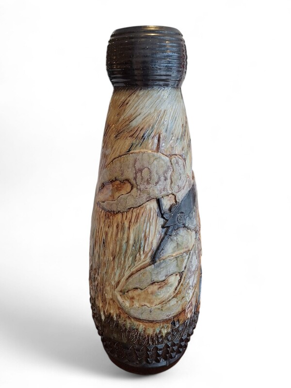 M 334 APO Large ceramic vase signed Guérin 