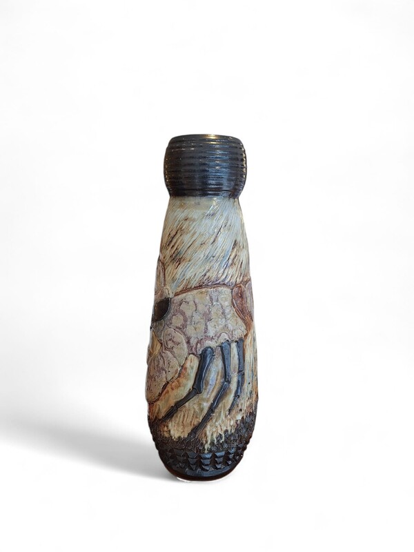 M 334 APO Large ceramic vase signed Guérin 
