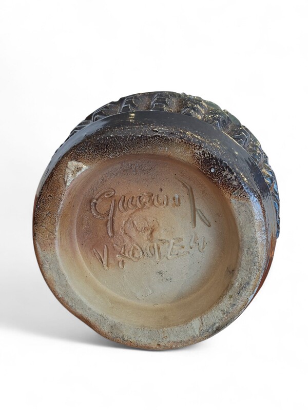 M 334 APO Large ceramic vase signed Guérin 