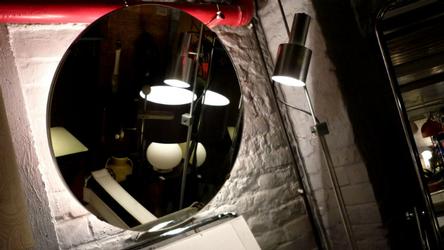 M 382 JC important miroir rond rétroéclairé