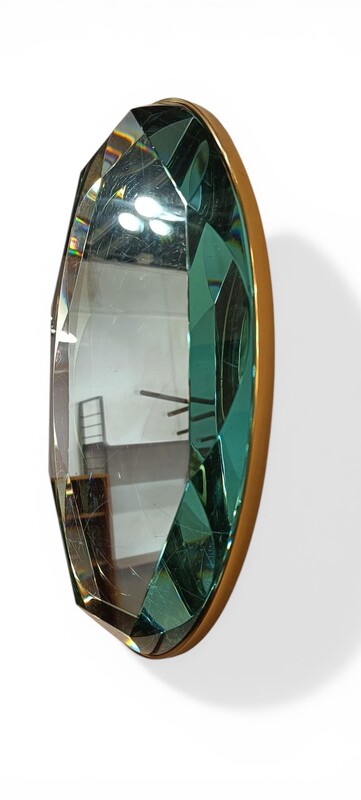 M 420 YO « Diamond » mirror attributes Fontana Arte