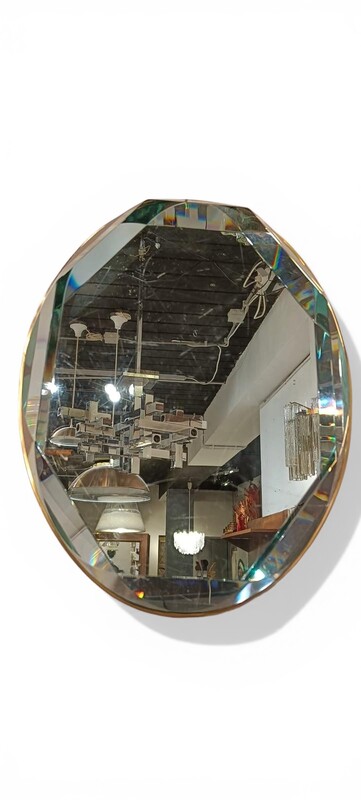 M 420 YO « Diamond » mirror attributes Fontana Arte