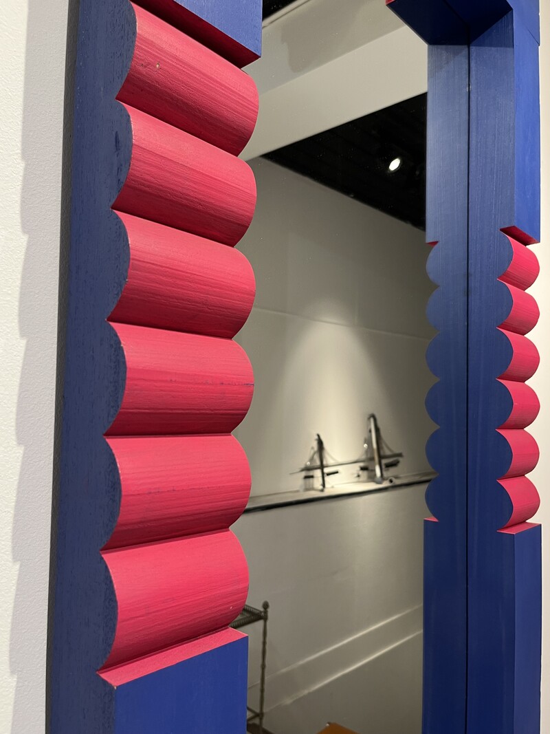 M 422 RD Mirror by Erik Höglund for Eriksmåla ed., Sweden, 1969