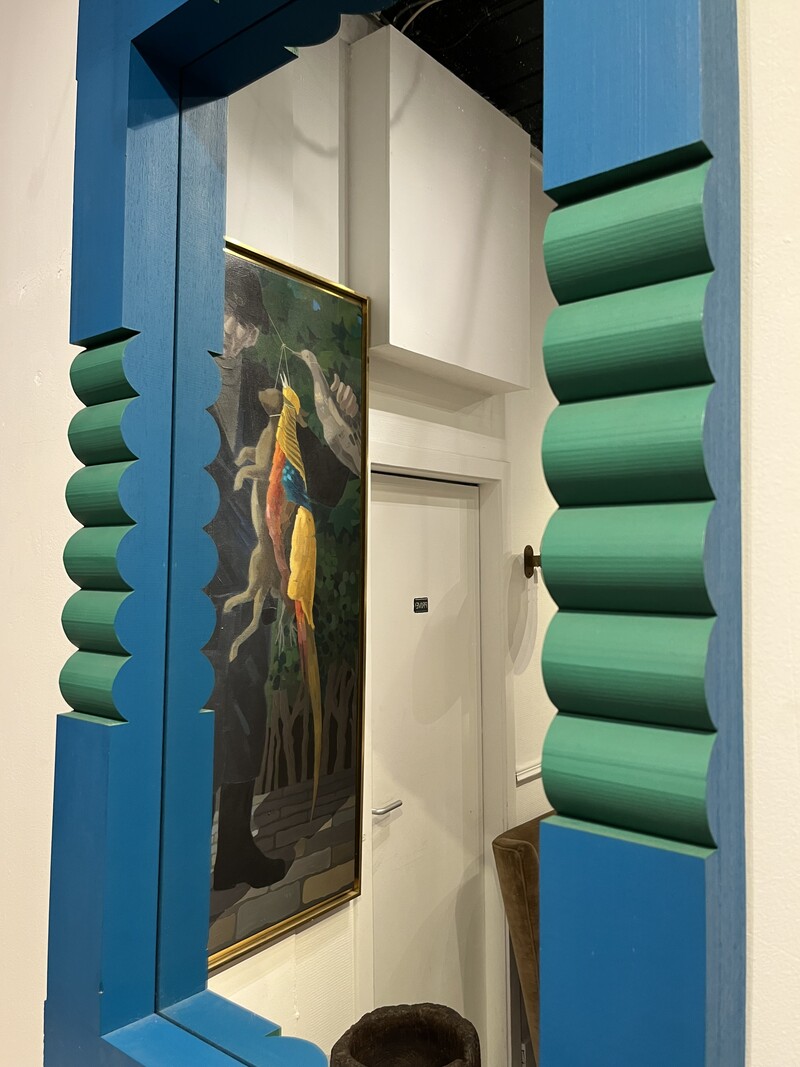 M 422 RD Mirror by Erik Höglund for Eriksmåla ed., Sweden, 1969