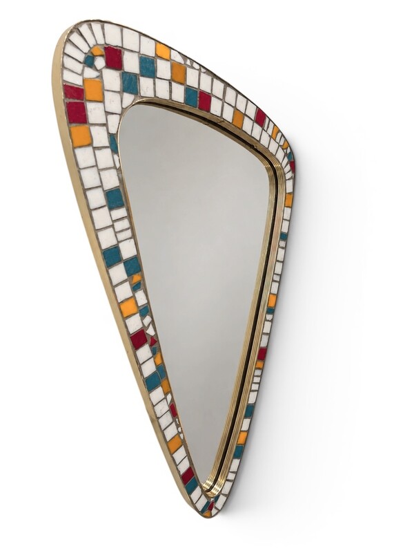 M 430 AS free form mirror with glass mosaic, circa 1955