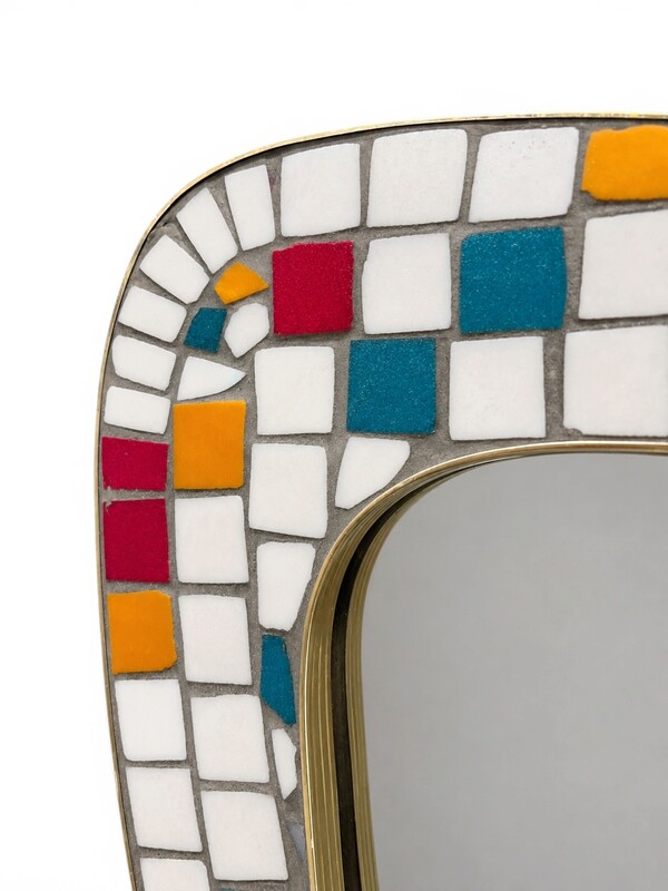 M 430 AS free form mirror with glass mosaic, circa 1955
