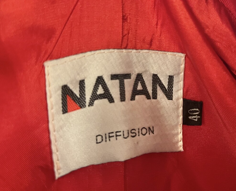 M 438 AP red lady jacket, T 40 by Natan 