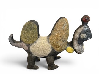 M 469 APO « zoomorphe » ceramic sculpture by Roger Capron 