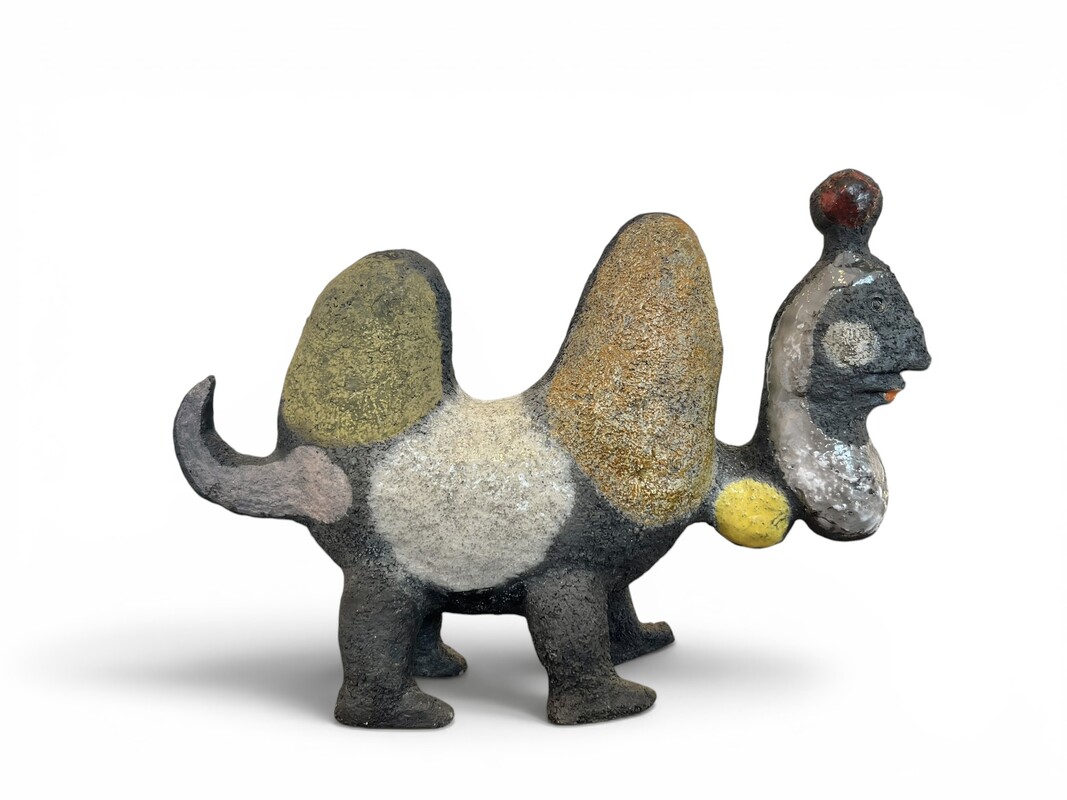 M 469 APO « zoomorphe » ceramic sculpture by Roger Capron 