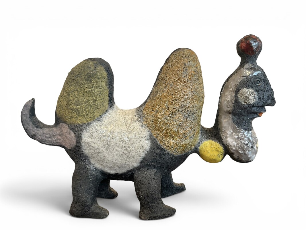 M 469 APO « zoomorphe » ceramic sculpture by Roger Capron 