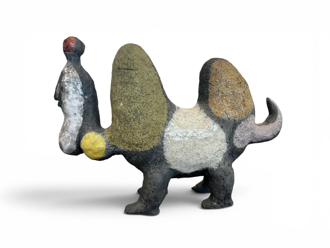M 469 APO « zoomorphe » ceramic sculpture by Roger Capron 