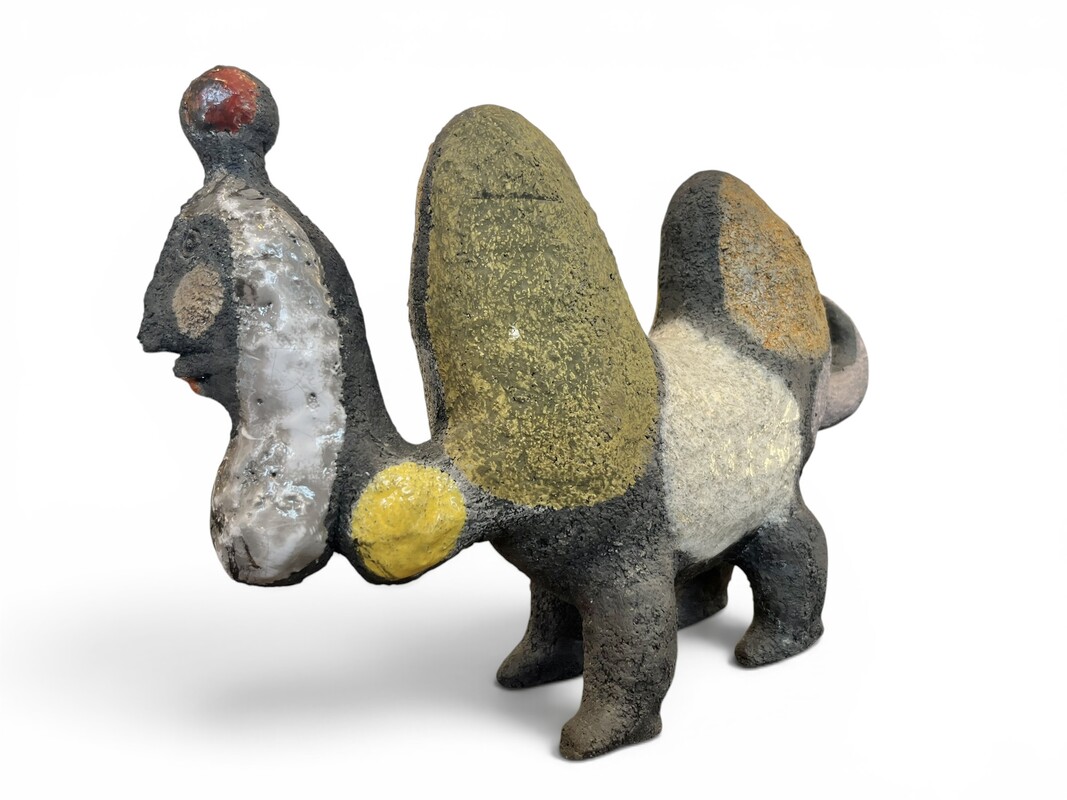 M 469 APO « zoomorphe » ceramic sculpture by Roger Capron 