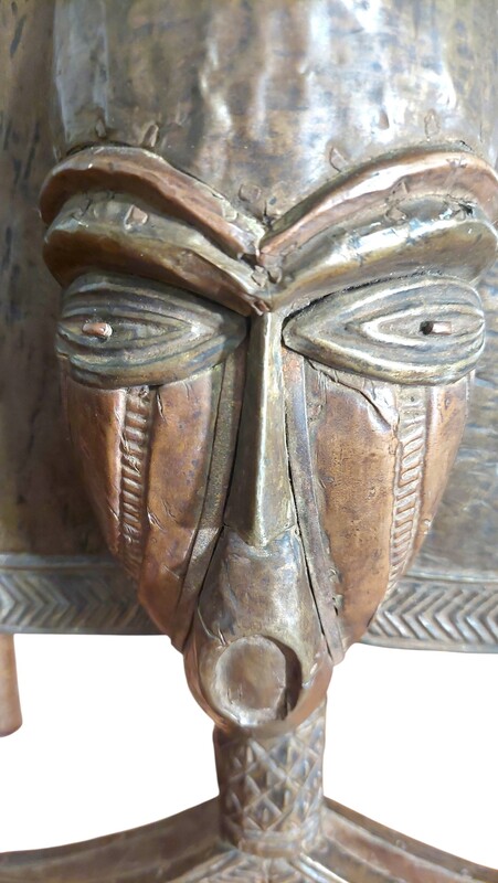 M 470 JC Janus reliquary figure, Kota-Ndassa, Gabon 1950s 